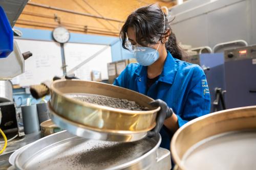 recycling sieving
